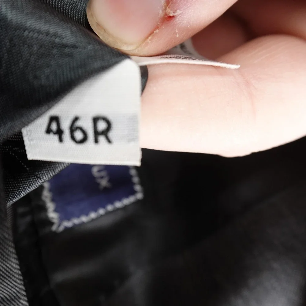 Daniel Cremieux Blazer Mens 46R Gray‎ Loro Piana Wool Sport Coat Suit Jacket USA